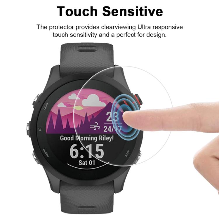 For Garmin Forerunner 255 5pcs xDfind Soft Hydrogel Film Full Cover Watch Front Protector