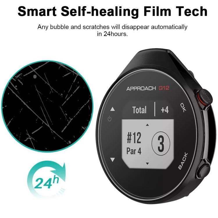 For Garmin Approach G12 5pcs xDfind Soft Hydrogel Film Full Cover Watch Front Protector