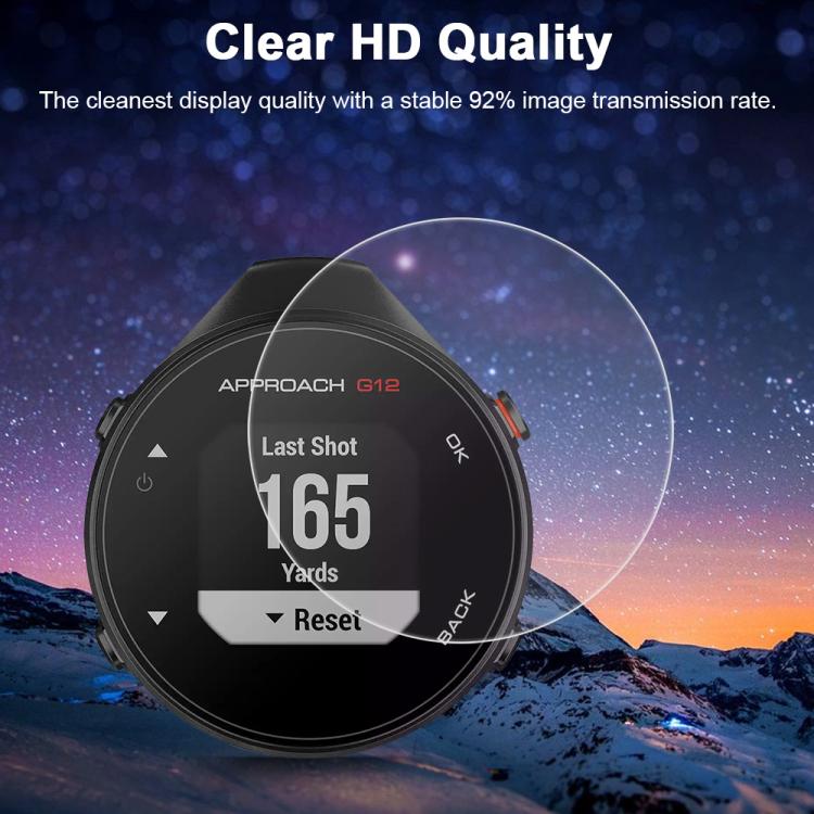 For Garmin Approach G12 5pcs xDfind Soft Hydrogel Film Full Cover Watch Front Protector