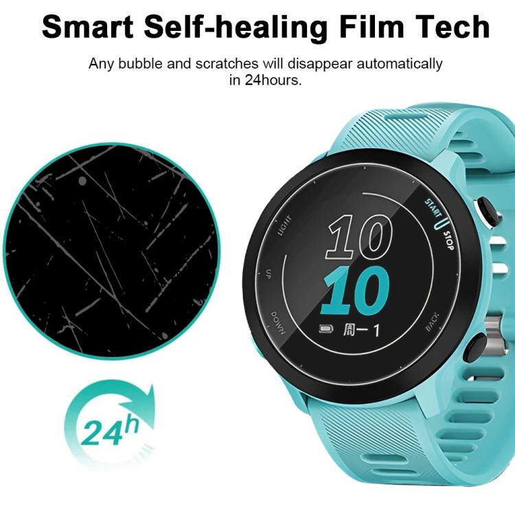 For Garmin Forerunner 158 5pcs xDfind Soft Hydrogel Film Full Cover Watch Front Protector