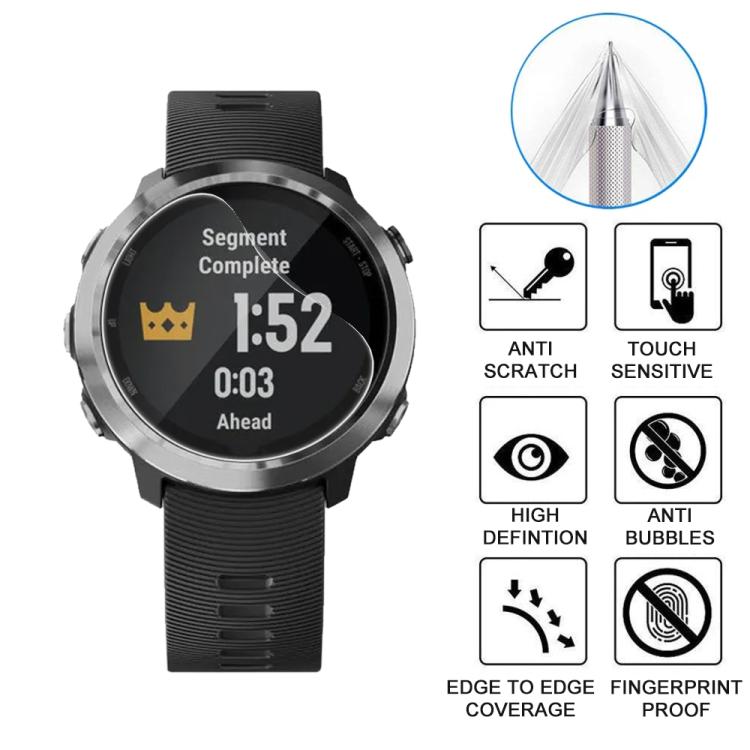 For Garmin Forerunner 645 5pcs xDfind Soft Hydrogel Film Full Cover Watch Front Protector