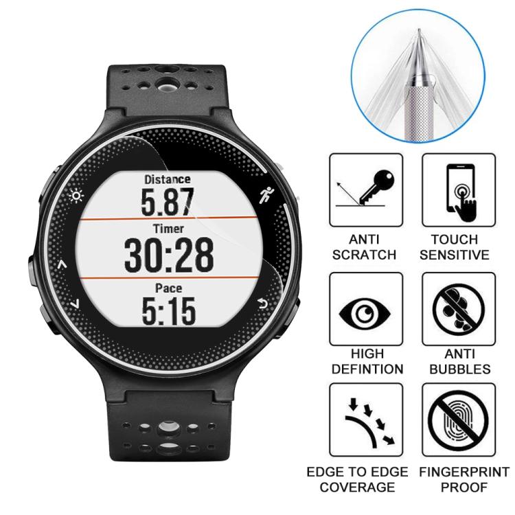For Garmin Forerunner 225/235/630/620/230 5pcs xDfind Soft Hydrogel Film Full Cover Watch Front Protector
