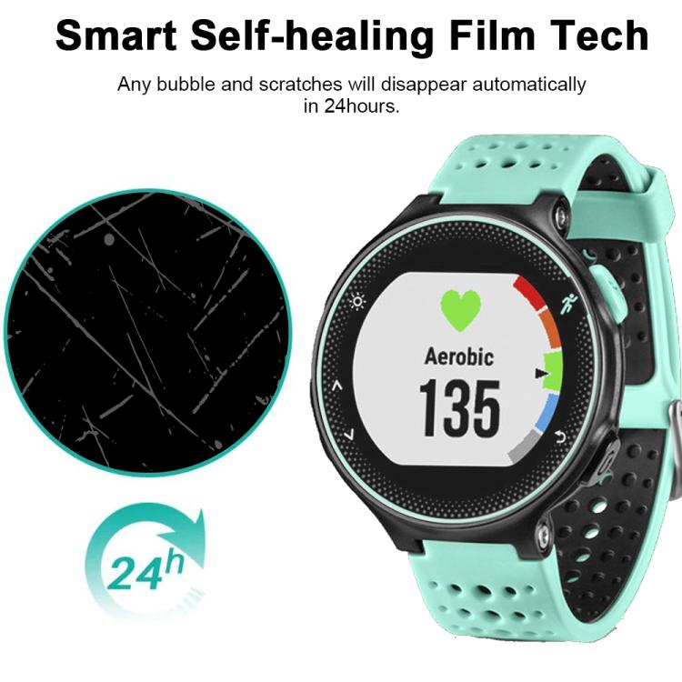 For Garmin Forerunner 225/235/630/620/230 5pcs xDfind Soft Hydrogel Film Full Cover Watch Front Protector