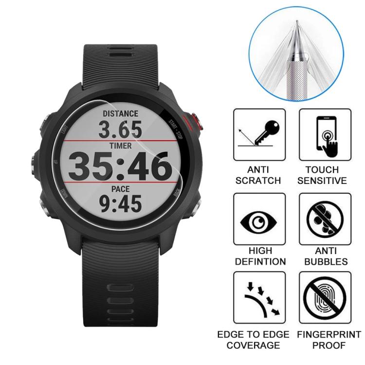 For Garmin Forerunner 245 / 245M 5pcs xDfind Soft Hydrogel Film Full Cover Watch Front Protector
