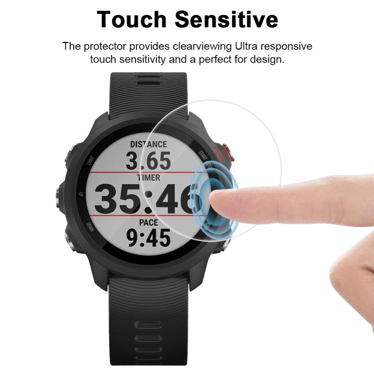 For Garmin Forerunner 245 / 245M 5pcs xDfind Soft Hydrogel Film Full Cover Watch Front Protector