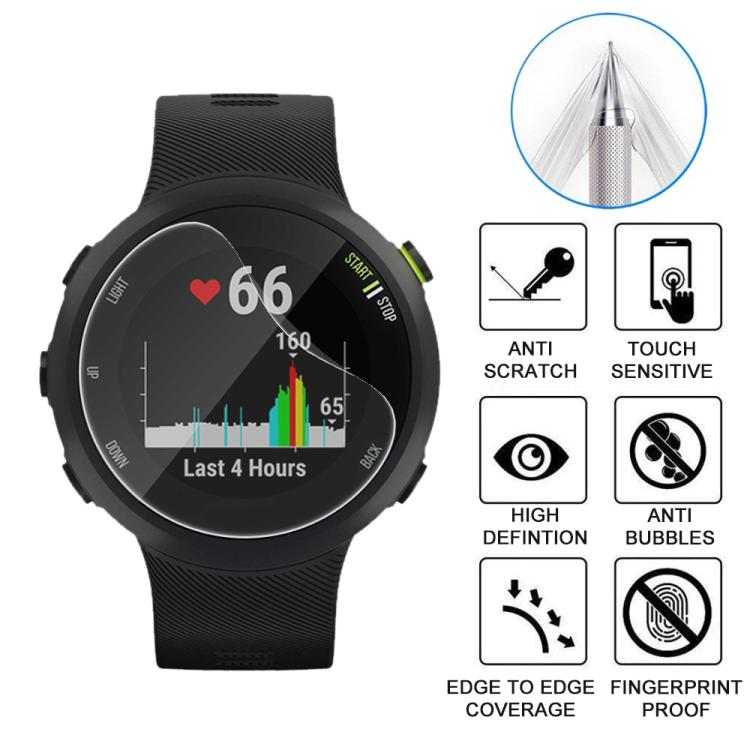 For Garmin Forerunner 45 / 45s 5pcs xDfind Soft Hydrogel Film Full Cover Watch Front Protector
