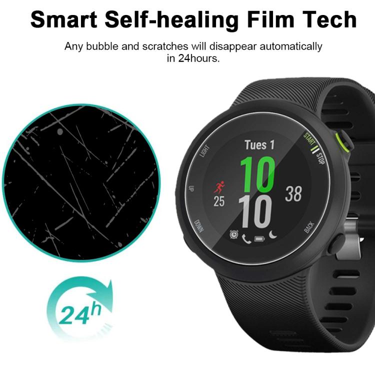 For Garmin Forerunner 45 / 45s 5pcs xDfind Soft Hydrogel Film Full Cover Watch Front Protector