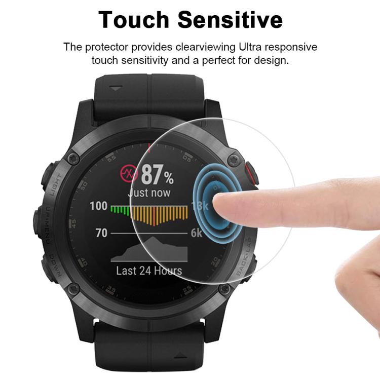 For Garmin Fenix 5x / 3 / 5x Plus 5pcs xDfind Soft Hydrogel Film Full Cover Watch Front Protector