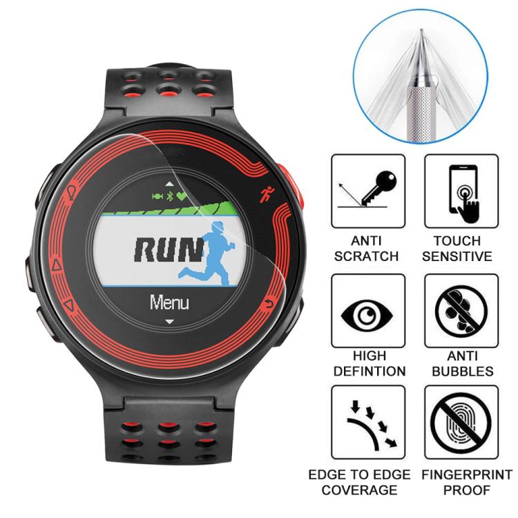 For Garmin Forerunner 220 5pcs xDfind Soft Hydrogel Film Full Cover Watch Front Protector