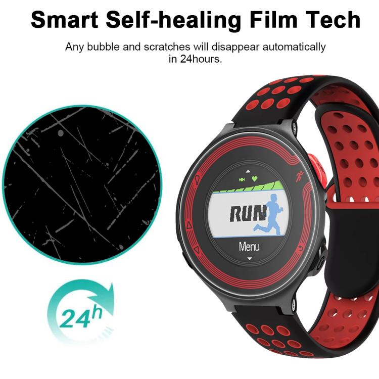 For Garmin Forerunner 220 5pcs xDfind Soft Hydrogel Film Full Cover Watch Front Protector