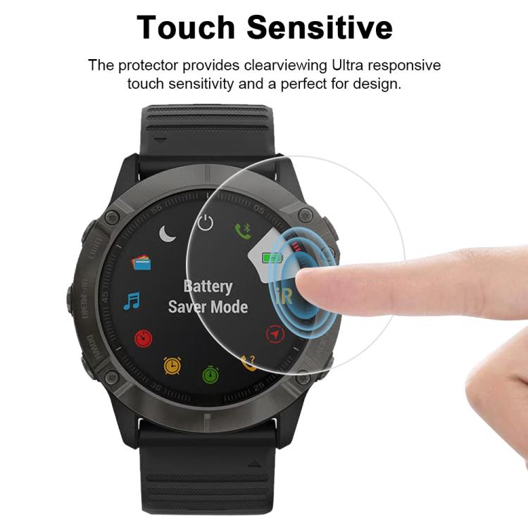 For Garmin Fenix 6X / 6X Pro 5pcs xDfind Soft Hydrogel Film Full Cover Watch Front Protector