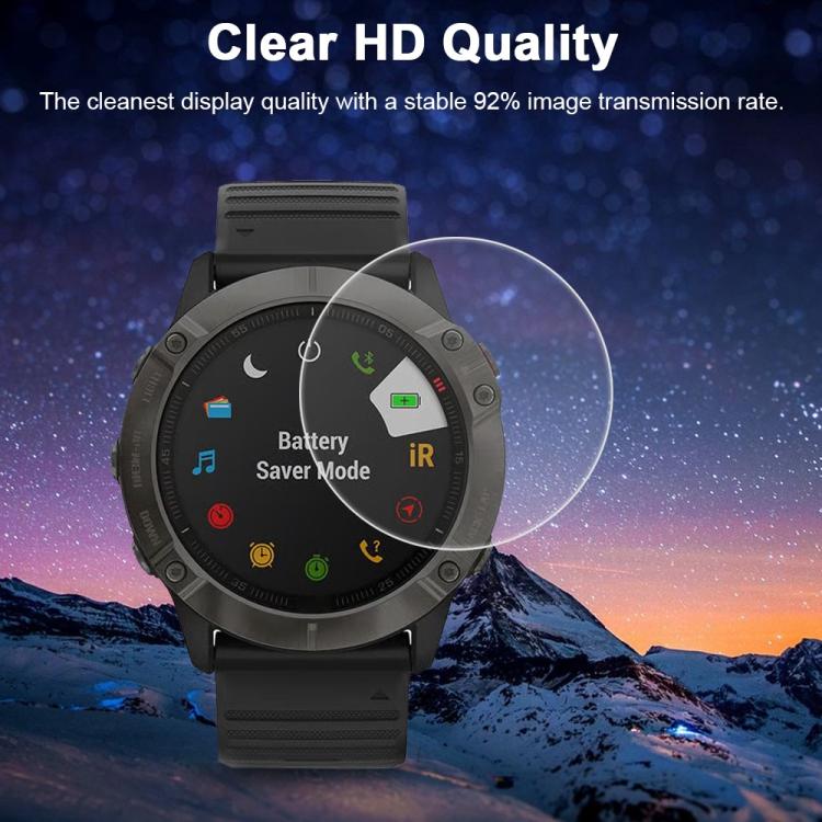 For Garmin Fenix 6X / 6X Pro 5pcs xDfind Soft Hydrogel Film Full Cover Watch Front Protector
