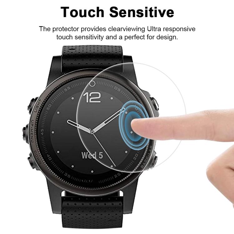 For Garmin Fenix 5s 5pcs xDfind Soft Hydrogel Film Full Cover Watch Front Protector