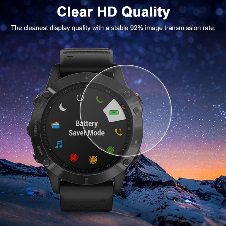 For Garmin Fenix 6 5pcs xDfind Soft Hydrogel Film Full Cover Watch Front Protector