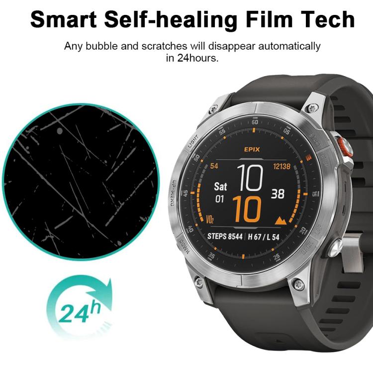 For Garmin EPIX Gen 2 5pcs xDfind Soft Hydrogel Film Full Cover Watch Front Protector
