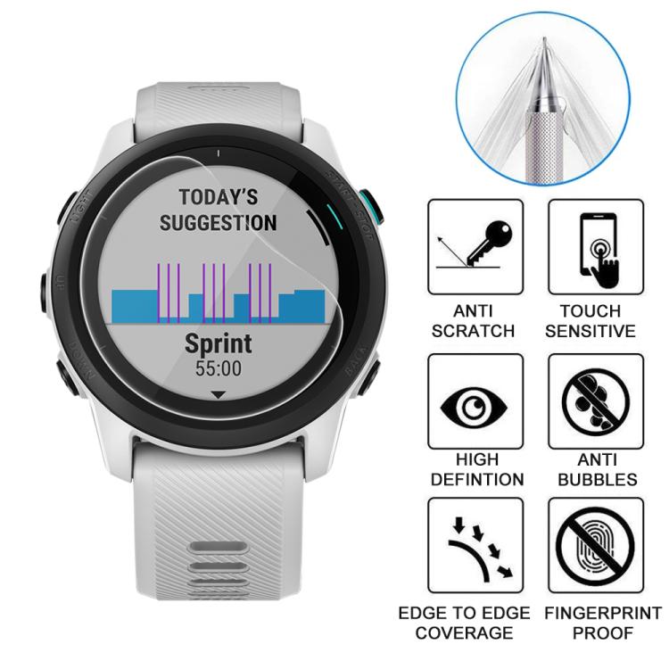 For Garmin Forerunner 745 5pcs xDfind Soft Hydrogel Film Full Cover Watch Front Protector