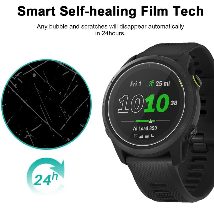 For Garmin Forerunner 745 5pcs xDfind Soft Hydrogel Film Full Cover Watch Front Protector