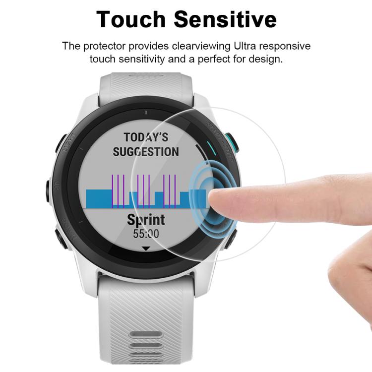 For Garmin Forerunner 745 5pcs xDfind Soft Hydrogel Film Full Cover Watch Front Protector