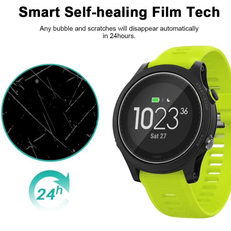 For Garmin Forerunner 935 5pcs xDfind Soft Hydrogel Film Full Cover Watch Front Protector