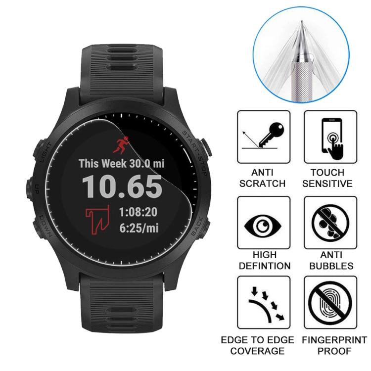 For Garmin Forerunner 945 5pcs xDfind Soft Hydrogel Film Full Cover Watch Front Protector