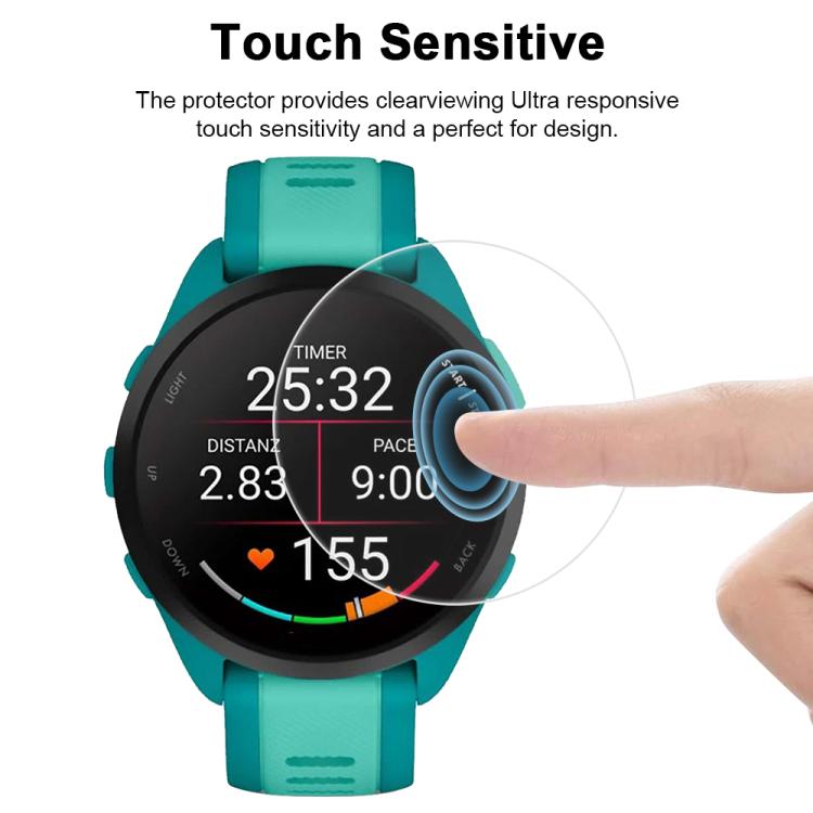 For Garmin Forerunner 165 5pcs xDfind Soft Hydrogel Film Full Cover Watch Front Protector