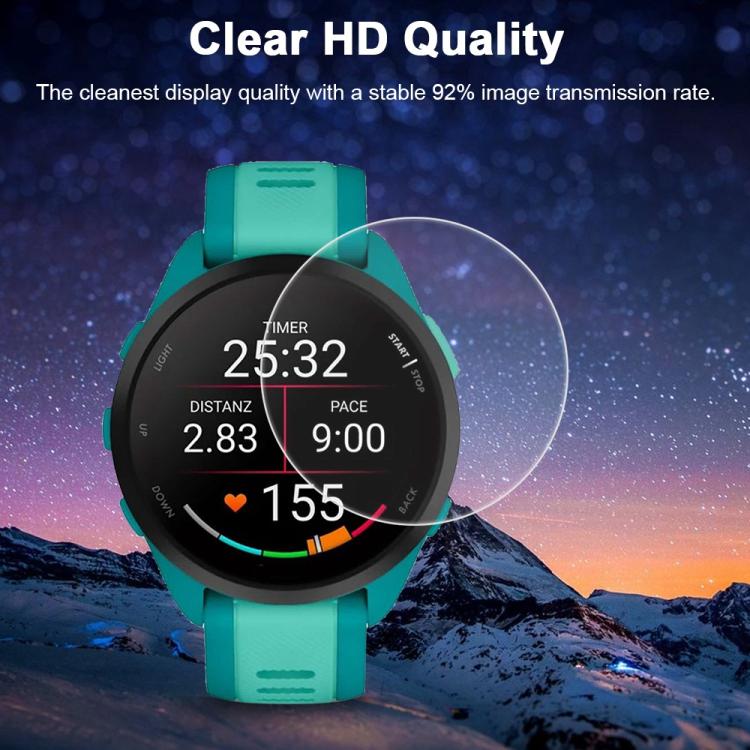 For Garmin Forerunner 165 5pcs xDfind Soft Hydrogel Film Full Cover Watch Front Protector