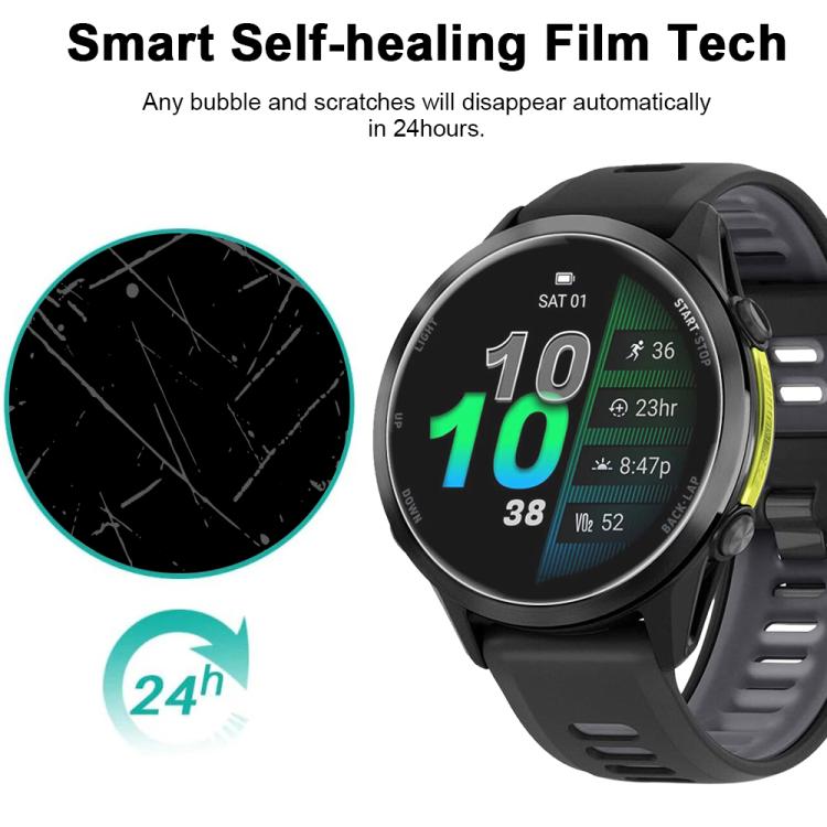 For Garmin Foreunner 570 42mm 5pcs xDfind Soft Hydrogel Film Full Cover Watch Front Protector