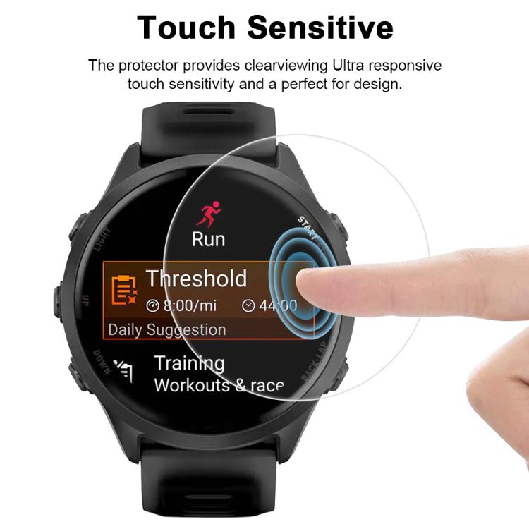 For Garmin Foreunner 570 47mm 5pcs xDfind Soft Hydrogel Film Full Cover Watch Front Protector