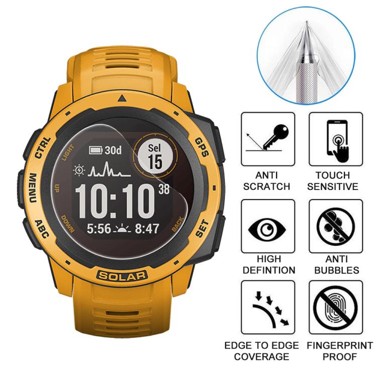 For Garmin Instinct 5pcs xDfind Soft Hydrogel Film Full Cover Watch Front Protector