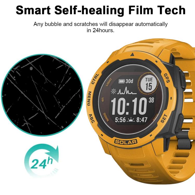 For Garmin Instinct 5pcs xDfind Soft Hydrogel Film Full Cover Watch Front Protector