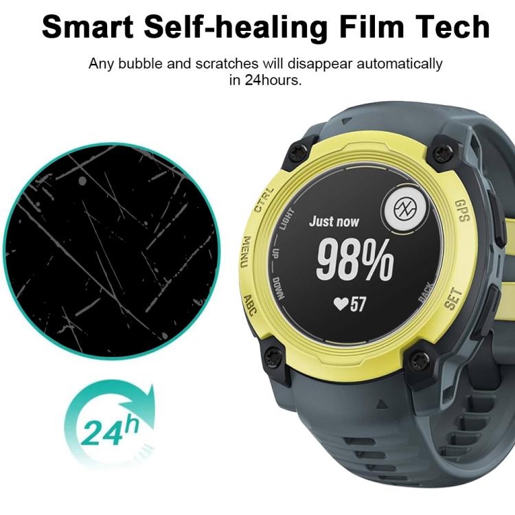 For Garmin Instinct E 40mm 5pcs xDfind Soft Hydrogel Film Full Cover Watch Front Protector