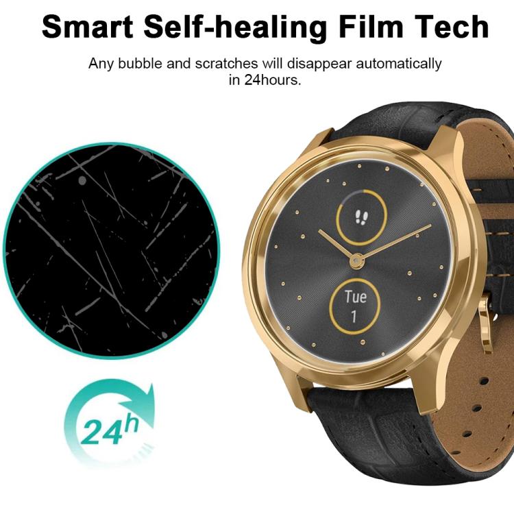 For Garmin GarminMove Luxe / Style 5pcs xDfind Soft Hydrogel Film Full Cover Watch Front Protector