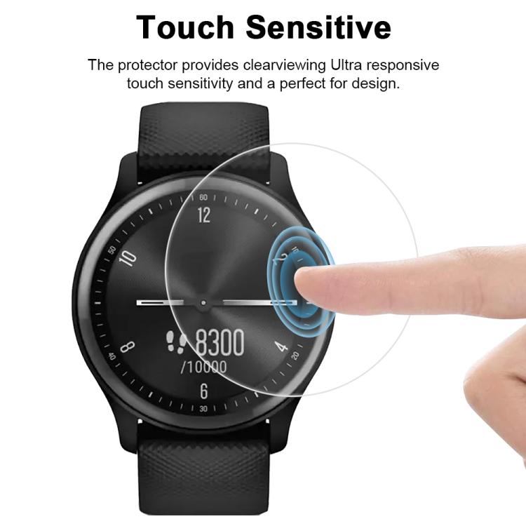 For Garmin GarminMove Sport 5pcs xDfind Soft Hydrogel Film Full Cover Watch Front Protector