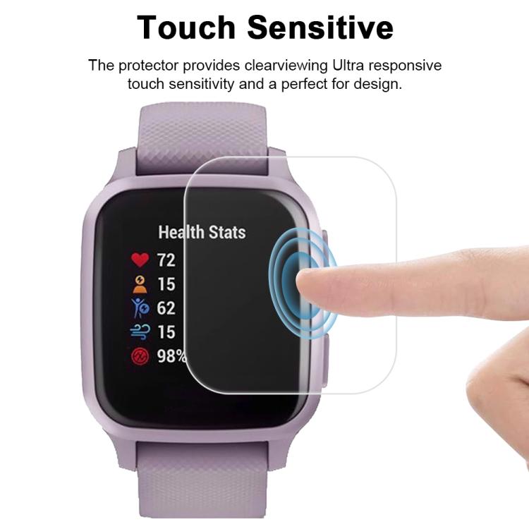 For Garmin Venu SQ 5pcs xDfind Soft Hydrogel Film Full Cover Watch Front Protector