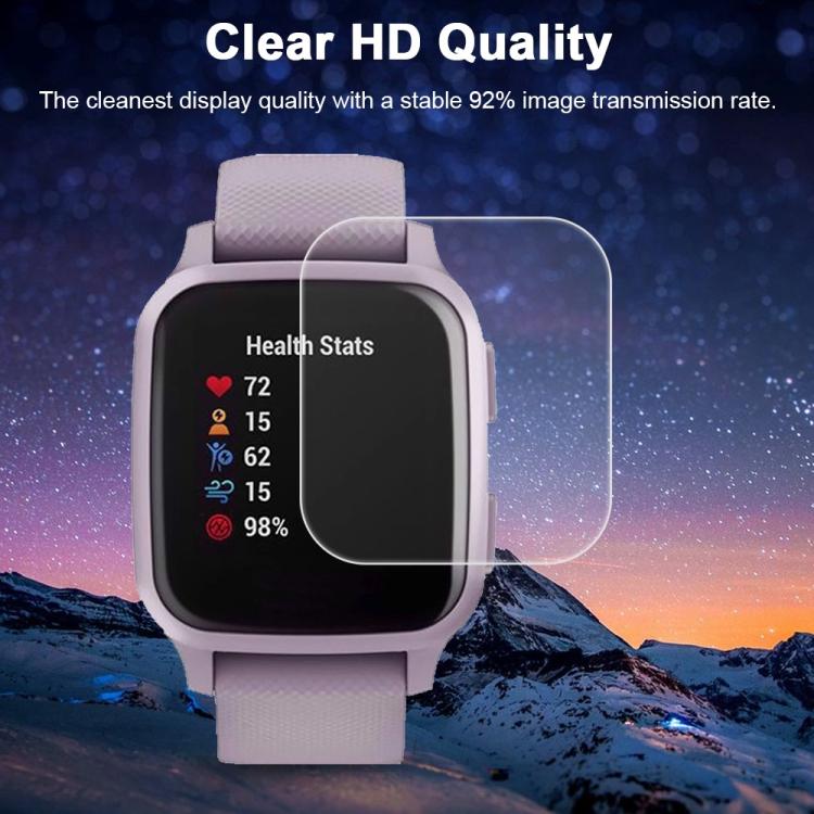 For Garmin Venu SQ 5pcs xDfind Soft Hydrogel Film Full Cover Watch Front Protector