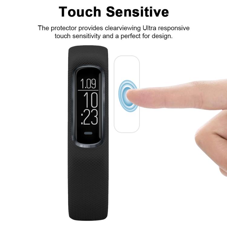 For Garmin vivosmart 4 5pcs xDfind Soft Hydrogel Film Full Cover Watch Front Protector