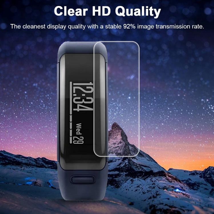 For Garmin vivosmart HR 5pcs xDfind Soft Hydrogel Film Full Cover Watch Front Protector