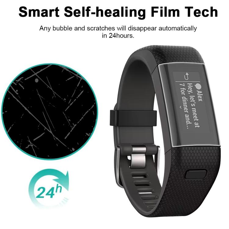 For Garmin vivosmart HR Plus 5pcs xDfind Soft Hydrogel Film Full Cover Watch Front Protector