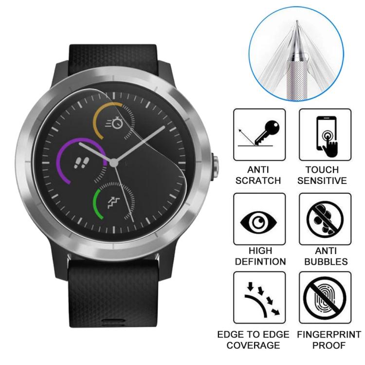 For Garmin vivoactive 3 5pcs xDfind Soft Hydrogel Film Full Cover Watch Front Protector