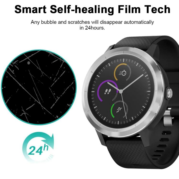 For Garmin vivoactive 3 5pcs xDfind Soft Hydrogel Film Full Cover Watch Front Protector