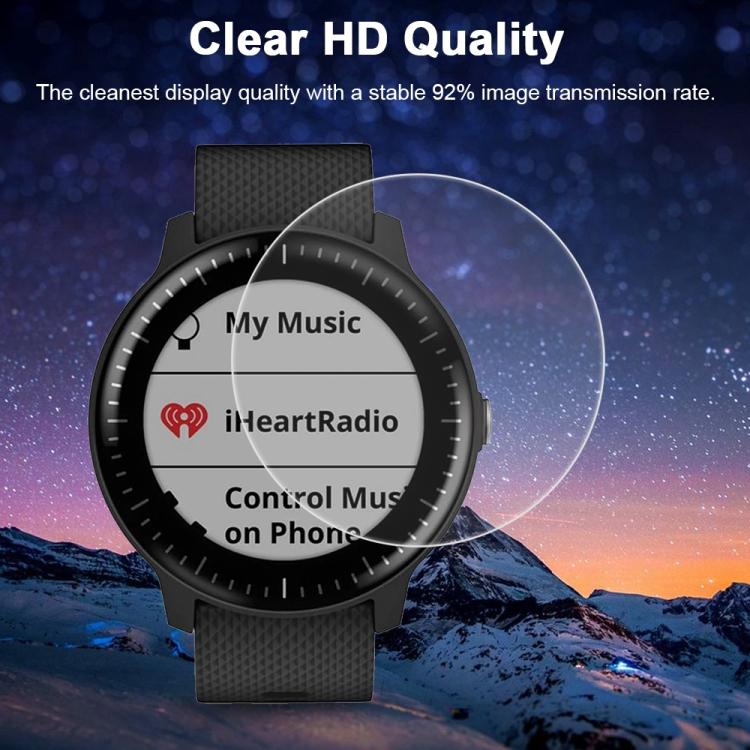 For Garmin vivoactive 3 Music 5pcs xDfind Soft Hydrogel Film Full Cover Watch Front Protector