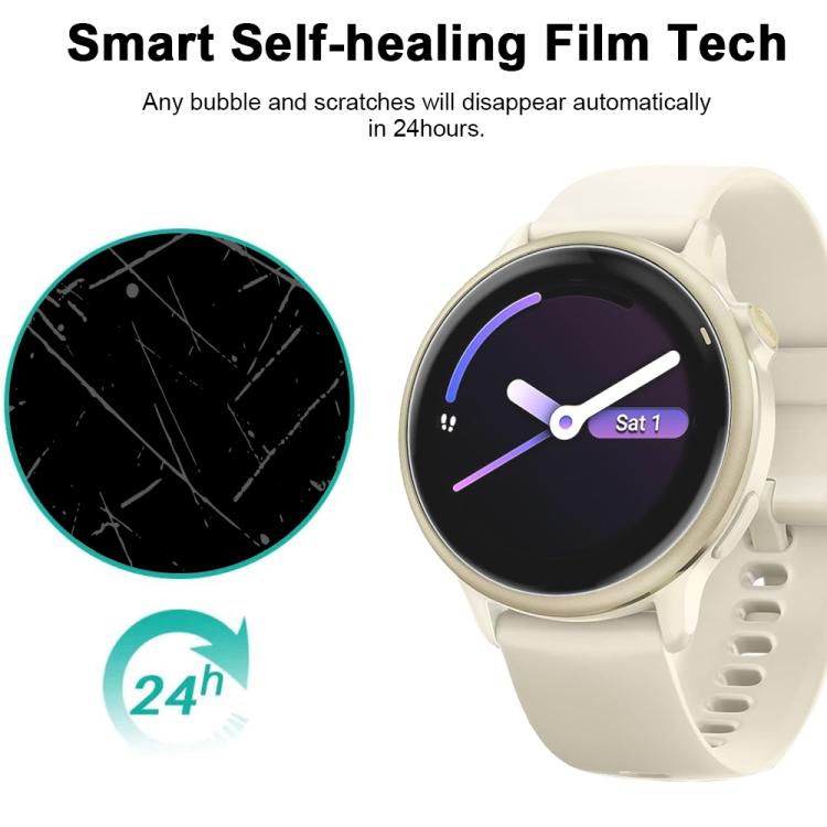 For Garmin vivoactive 6 5pcs xDfind Soft Hydrogel Film Full Cover Watch Front Protector