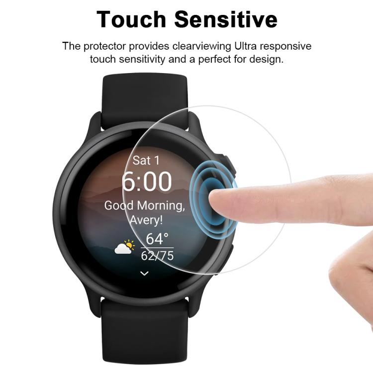For Garmin vivoactive 6 5pcs xDfind Soft Hydrogel Film Full Cover Watch Front Protector