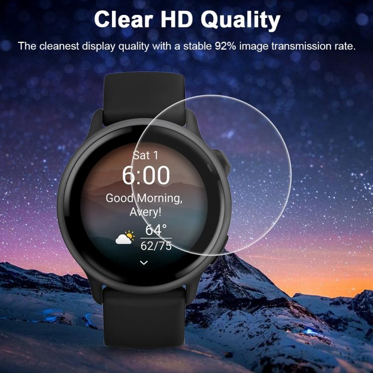 For Garmin vivoactive 6 5pcs xDfind Soft Hydrogel Film Full Cover Watch Front Protector