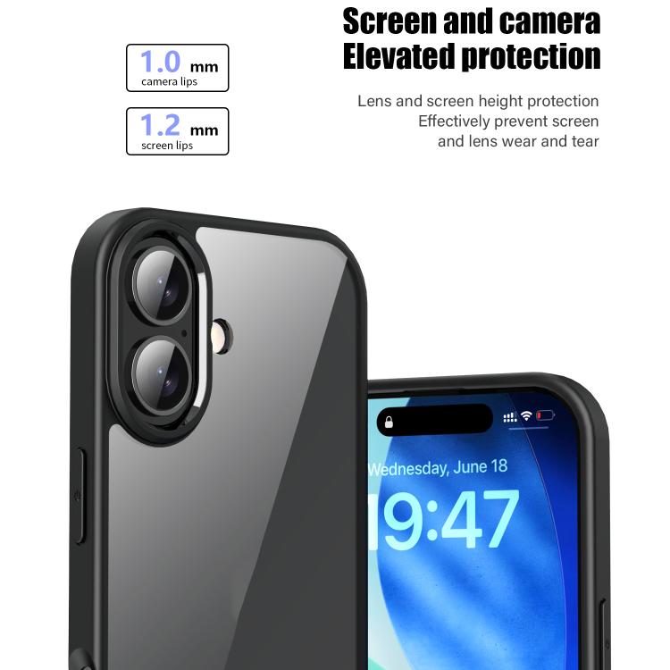 For iPhone 17 iPAKY Bright Color Series Shockproof PC+TPU Phone Case