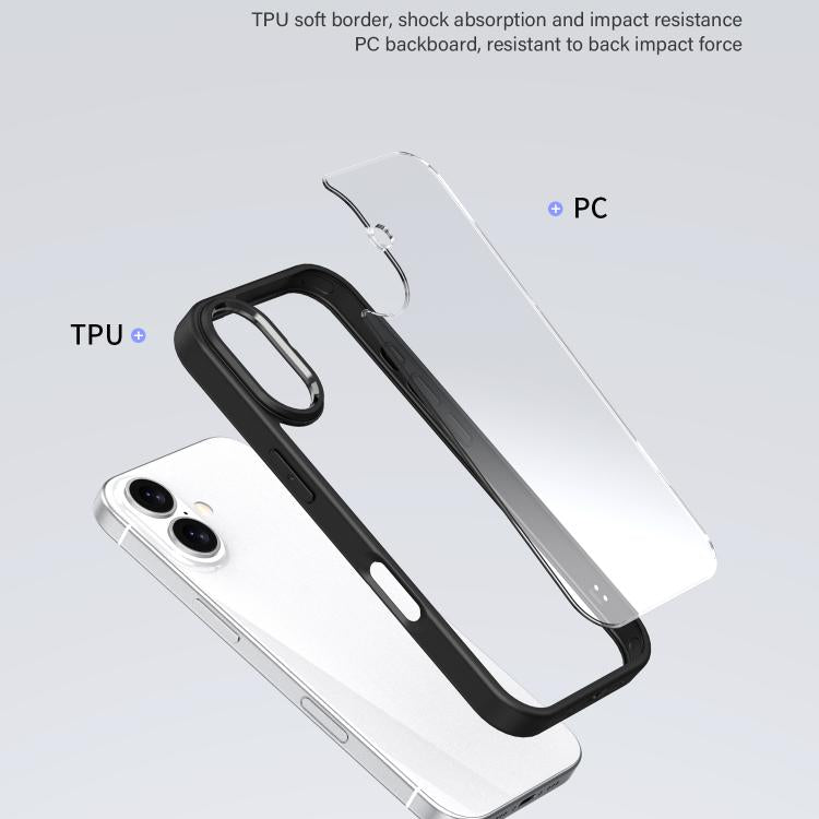 For iPhone 17 iPAKY Bright Color Series Shockproof PC+TPU Phone Case