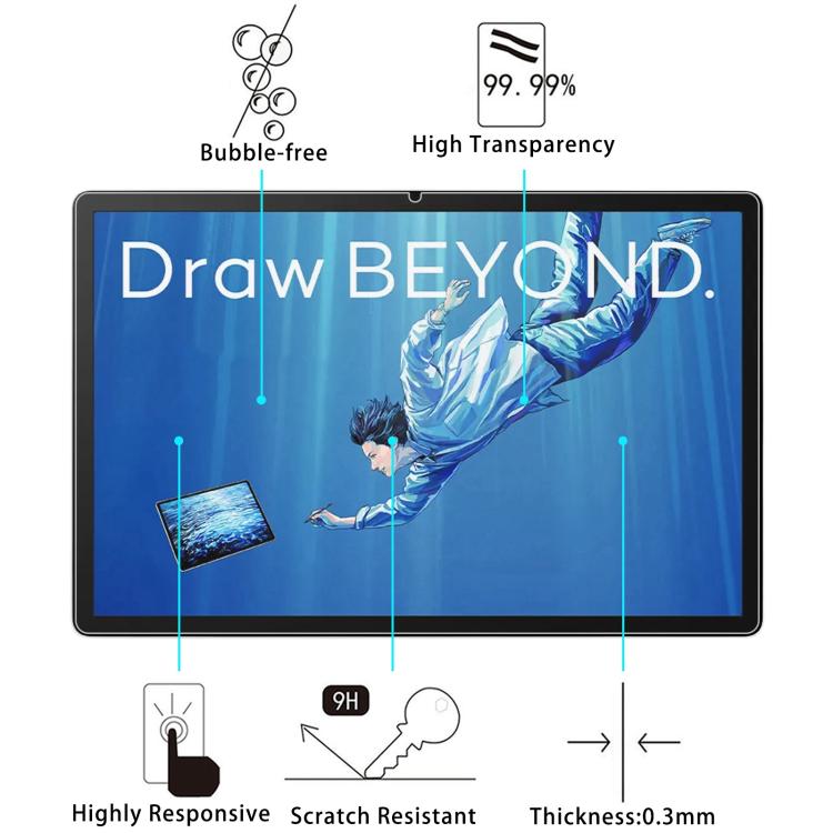 For Wacom MovinkPad Pro 9H 0.3mm Explosion-proof Tempered Glass Film