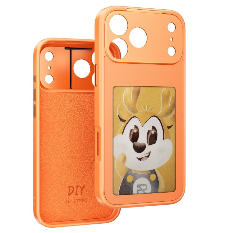 For iPhone 17 Pro Max Four-Color E-ink Screen NFC DIY Phone Case