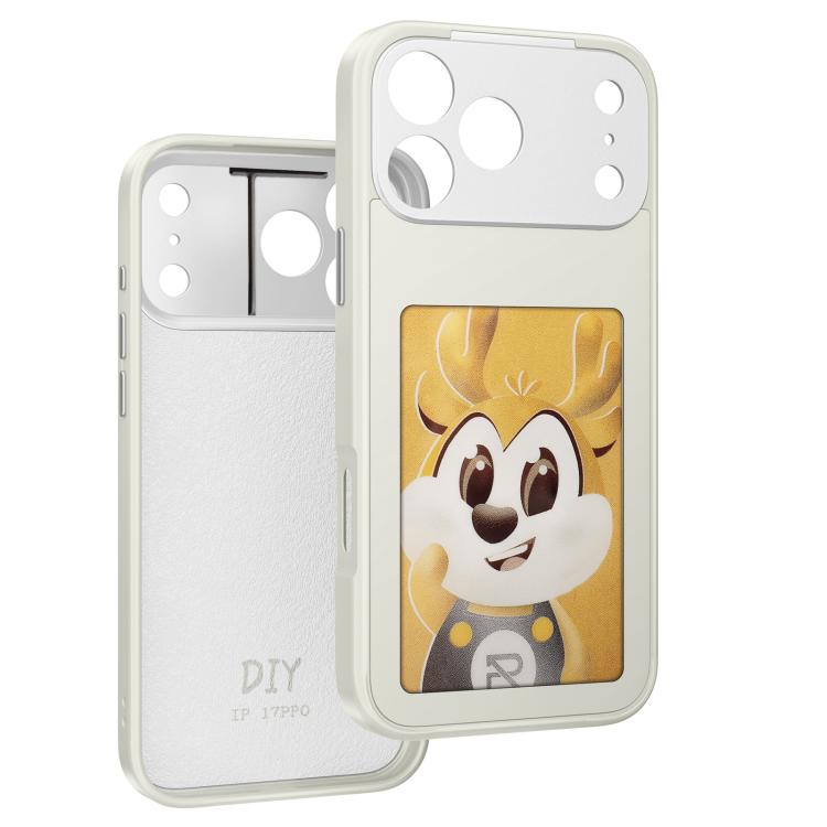 For iPhone 17 Pro Max Four-Color E-ink Screen NFC DIY Phone Case