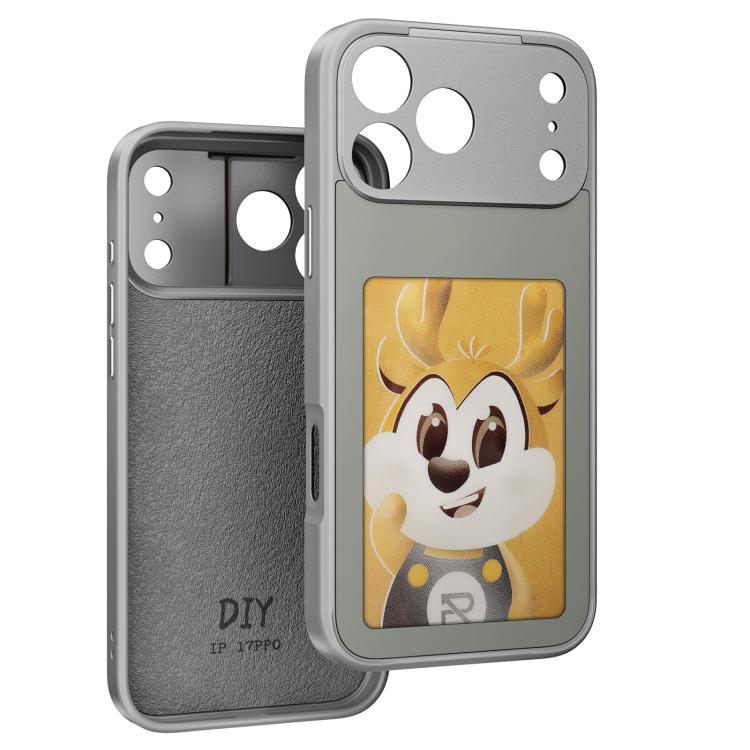 For iPhone 17 Pro Max Four-Color E-ink Screen NFC DIY Phone Case